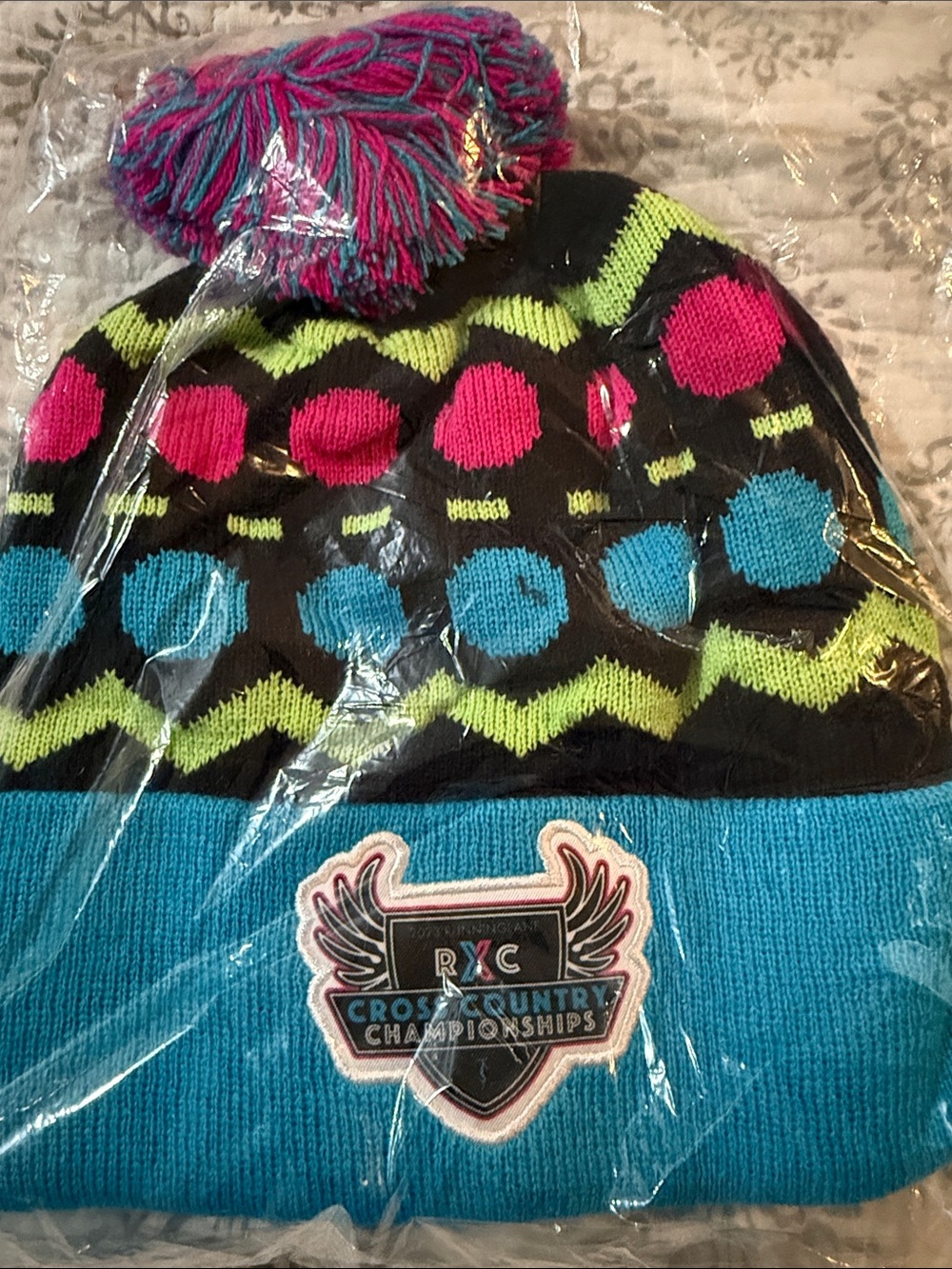 Running Lane Cross Country Championships winter  Beanie - New